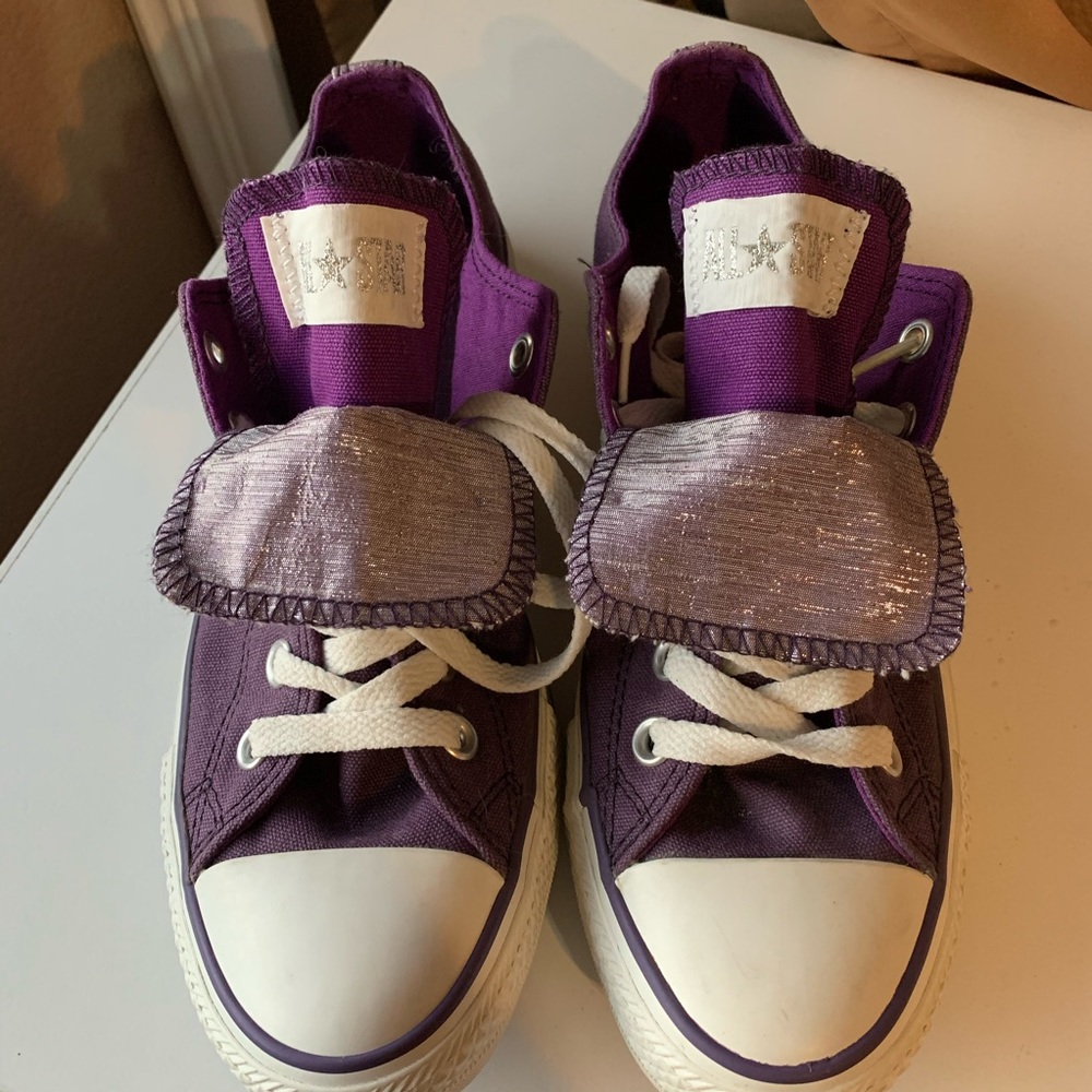 Converse - Metallic Double Tongue Chuck Taylors